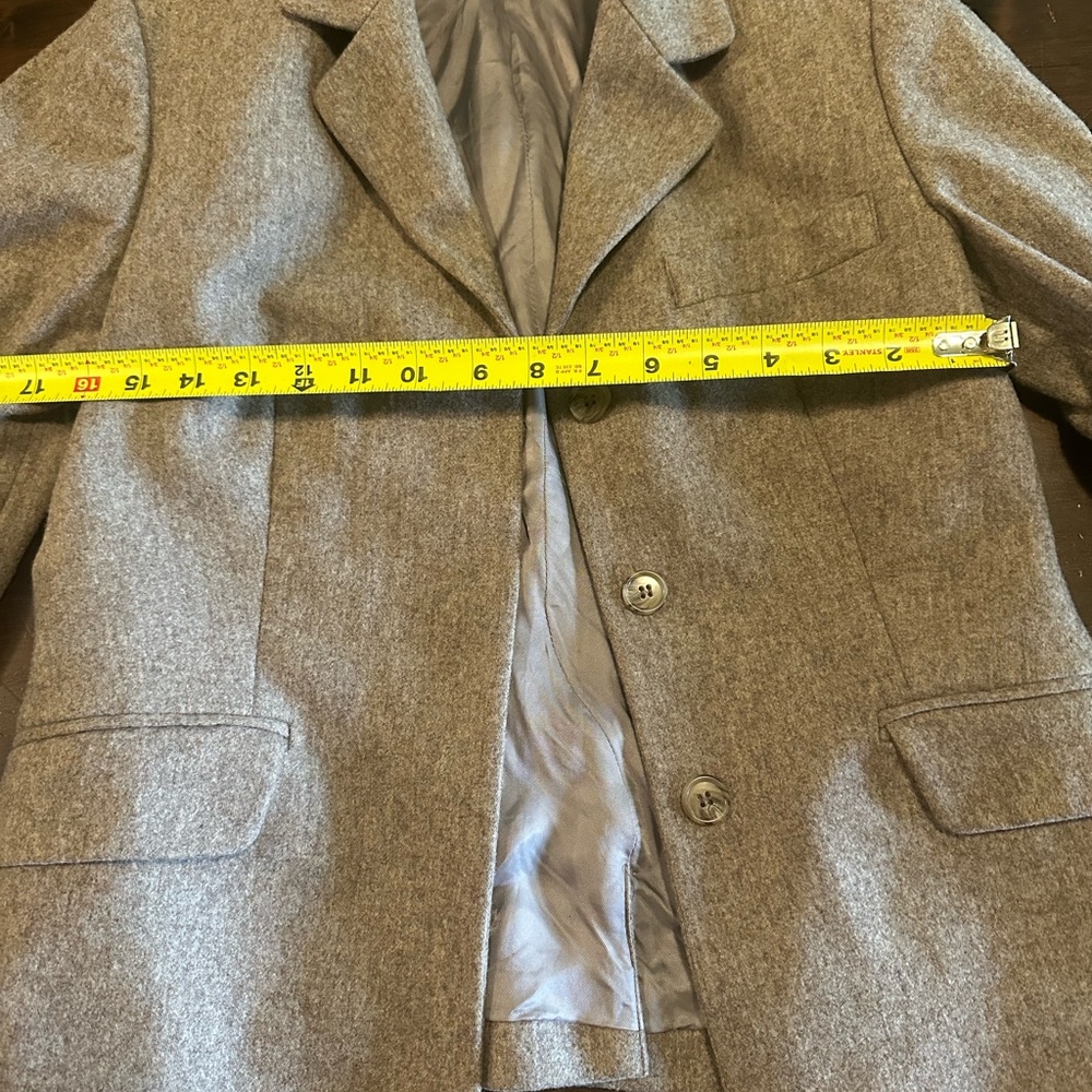 Benetton Gray Wool Blend Blazer